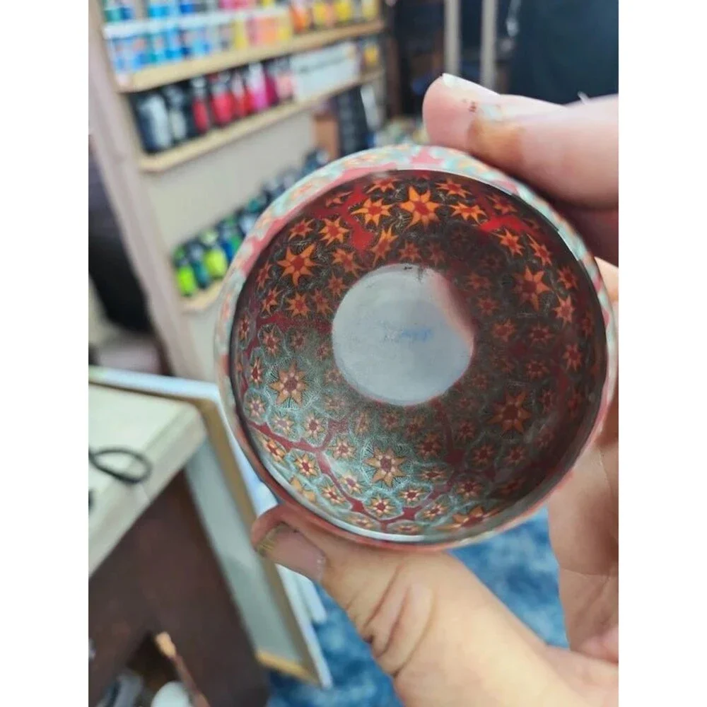 Tea light and votive candle holder 60s vibe